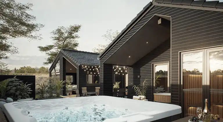 Luxus-Wellnesshaus am Hasmark-Strand