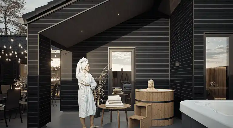 Wellnesshaus in Ebeltoft für 14