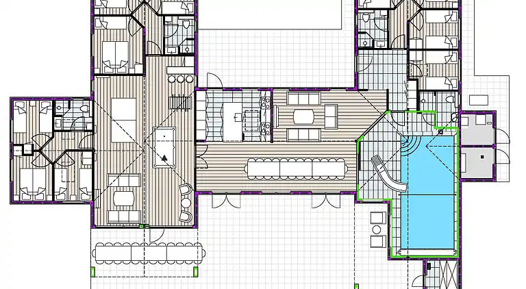 Luxus-Ferienhaus mit Pool & Spa, strandnah