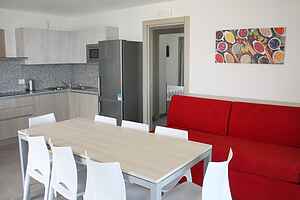 Modern flat with balcony