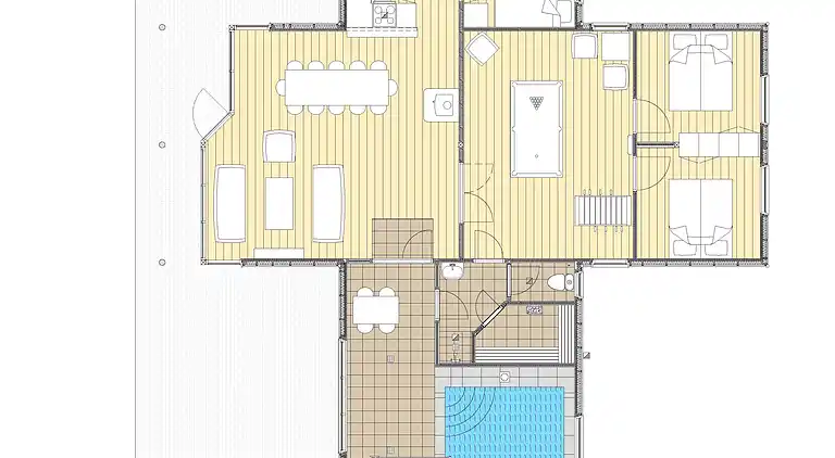 Luxus-Ferienhaus auf Kegnæs mit Pool & Spa