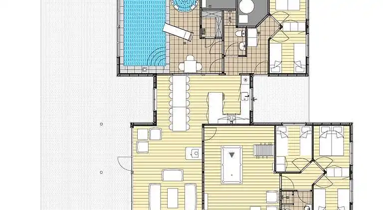 Familienfreundliches Ferienhaus mit Pool & Spa