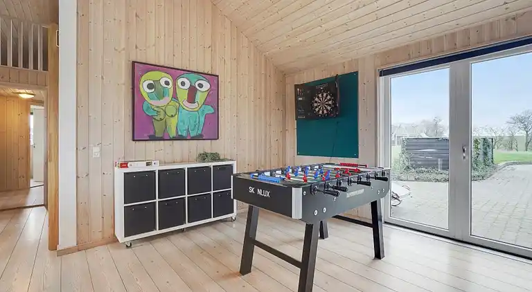 Poolhaus am Strand von Sydals mit Spa & Spiel