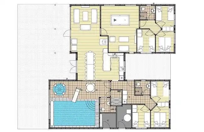 Ferienhaus Kegnæs mit Wasserpark