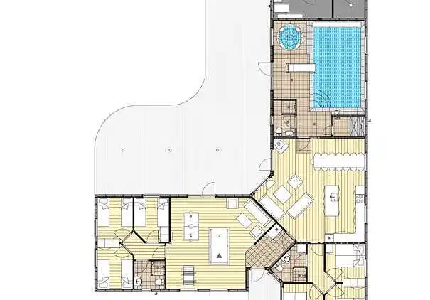 Luxus-Ferienhaus mit Pool bei Tisvildeleje