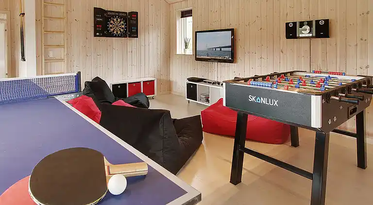 Ferienhaus mit Pool, Spa und Spielraum