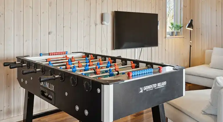 Sommarhus med vattenpark, spa och aktivitetsrum