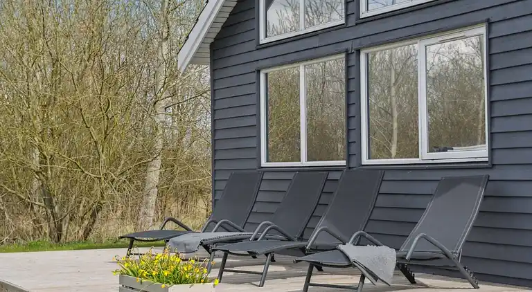 Sommarhus med vattenpark, spa och aktivitetsrum