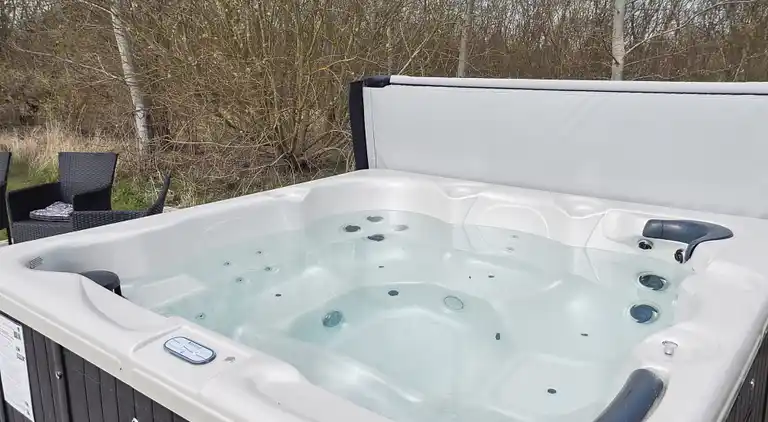 Sommarhus med vattenpark, spa och aktivitetsrum