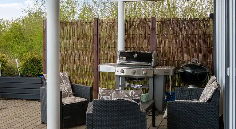 Sommarhus med vattenland, spa och aktivitetsrum