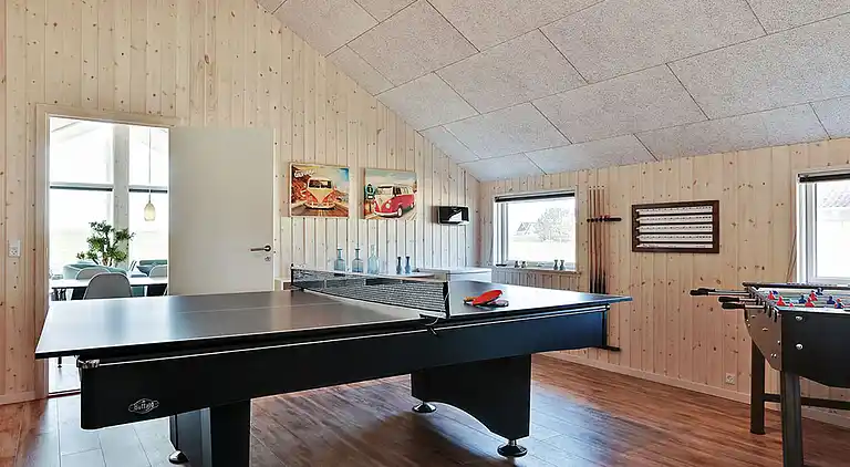 Ferienhaus mit Badeland, Sauna & Spielzimmer