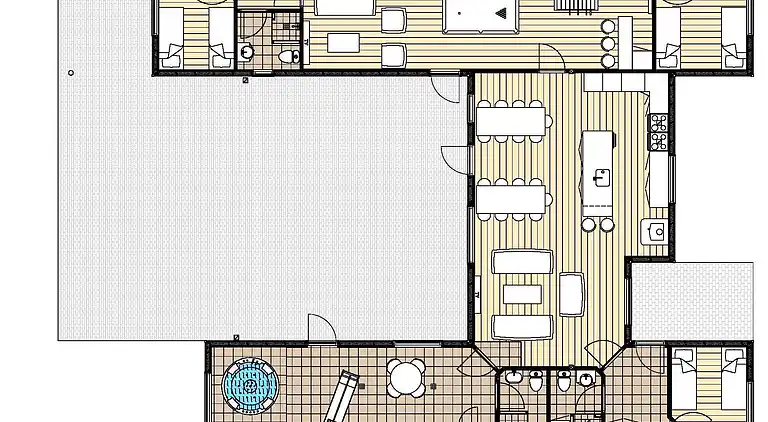 Vacation home: waterpark, activity room & terrace