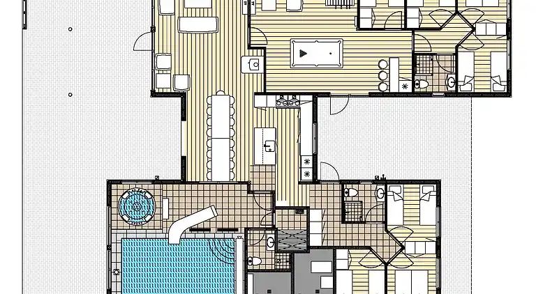 Charmantes Ferienhaus in Søndervig mit Pool