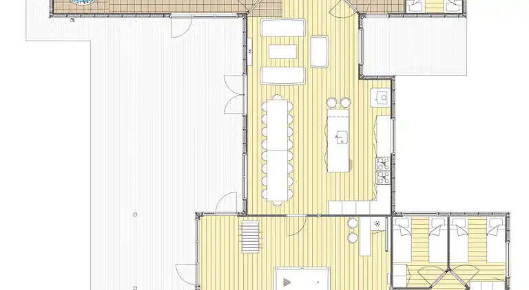 Ferienhaus bei Dueodde mit Pool für 20
