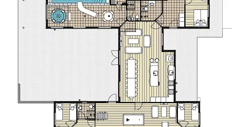 Geräumiges Ferienhaus mit Pool & Aktivitäten