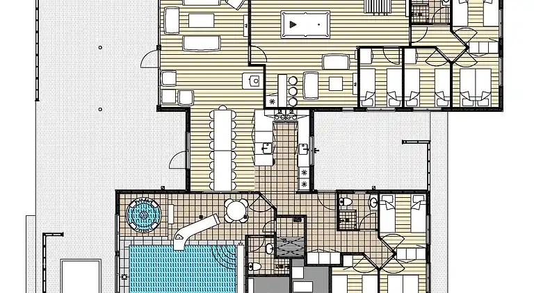 Geräumiges Sommerhaus mit Hallenbad & Spa