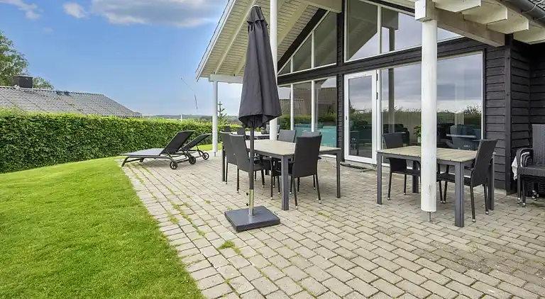 Großes Ferienhaus am Vejle Fjord mit Pool