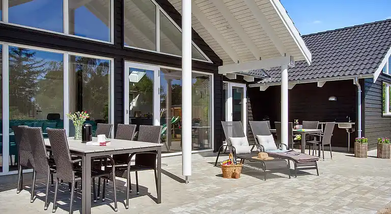 Großes Ferienhaus am Vejle Fjord mit Pool