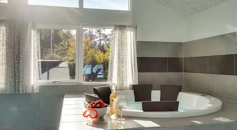 Sommarhus i Asserbo med pool och aktivitetsrum