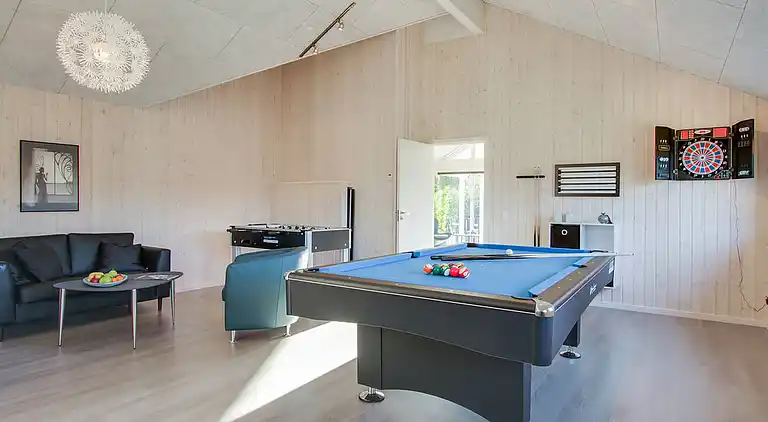 Sommarhus i Asserbo med pool och aktivitetsrum