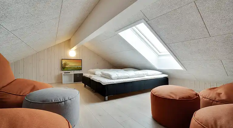 Ferienhaus mit Indoor-Wasserpark für 30