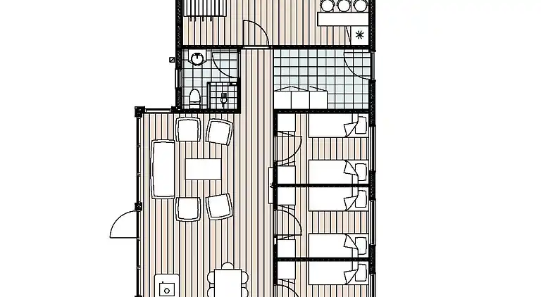 Luxus-Ferienhaus an der Nordsee - für 18