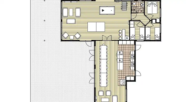 Großes Ferienhaus in Grenå mit Pool & Spa