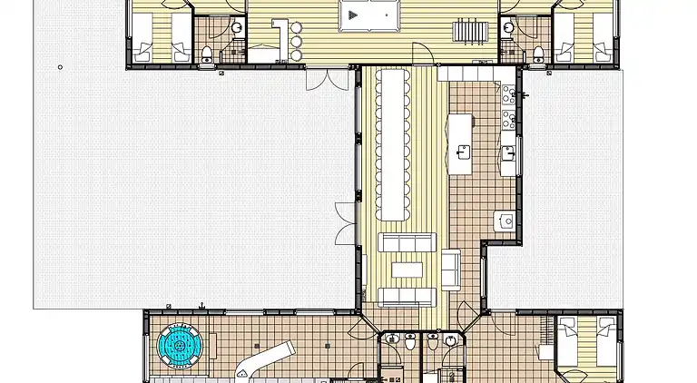 Geräumiges Ferienhaus mit Pool & Spa