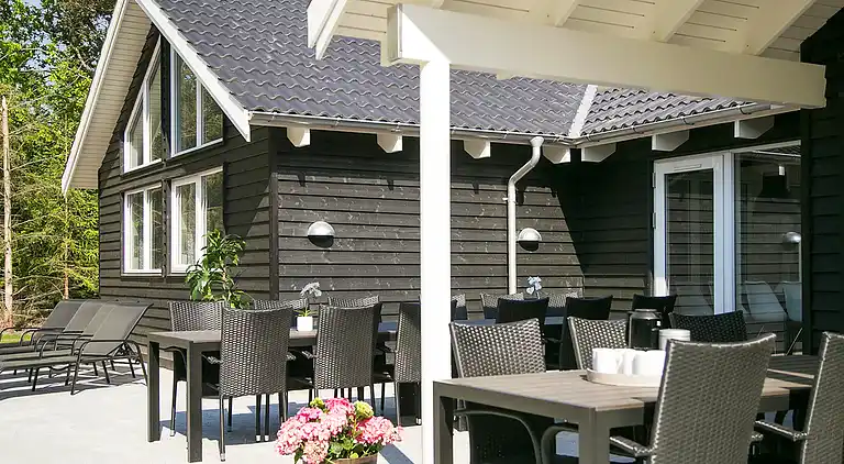 Ferienhaus in Mommark für 18 mit Pool