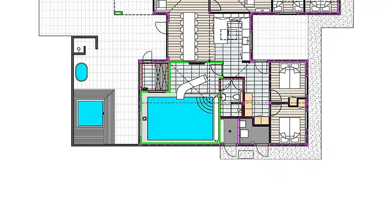 Luxuriöses Poolhaus mit Spa & Aktivitäten