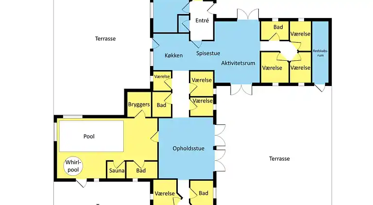 Großes Ferienhaus mit Pool und Aktivitäten