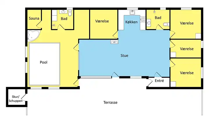 Familienfreundliches Ferienhaus mit Pool & Spa