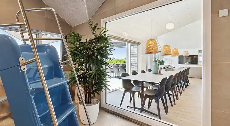 Luxus-Ferienhaus mit Pool bei Hasmark Strand