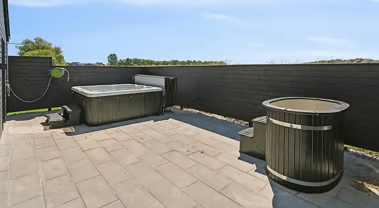 Luxus-Ferienhaus mit Pool bei Hasmark Strand