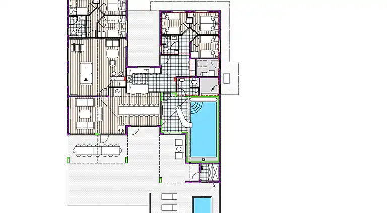 Luxus-Ferienhaus mit Pool bei Hasmark Strand
