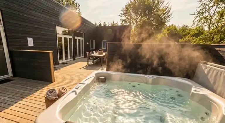 Modernes Ferienhaus bei Rågeleje mit Pool