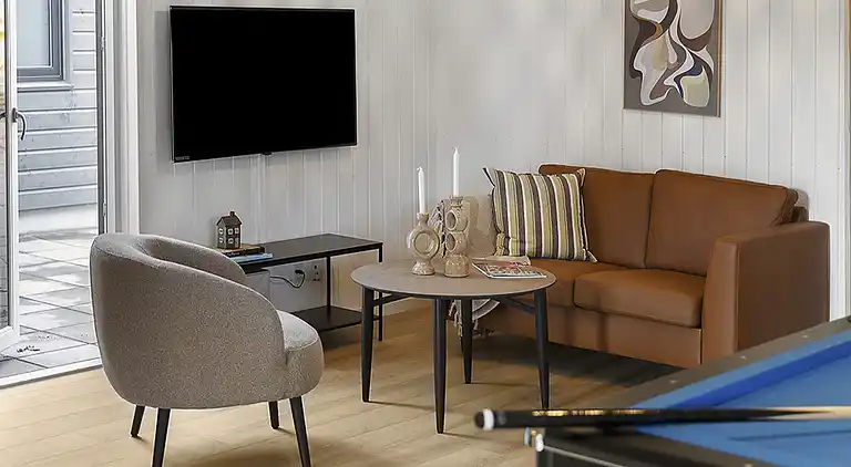 Großes Ferienhaus mit Hallenbad und Sauna