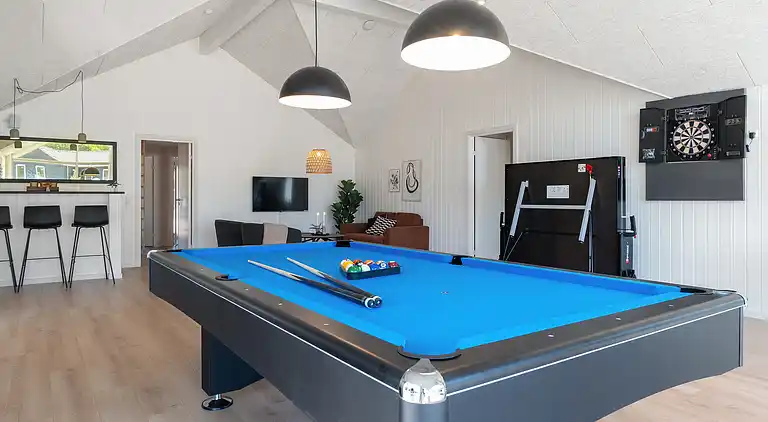 Großes Ferienhaus am Strand - Pool & Freizeit