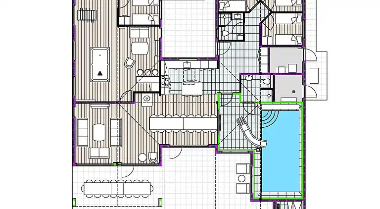 Große Ferienoase mit Pool & Spa bei Skåstrup