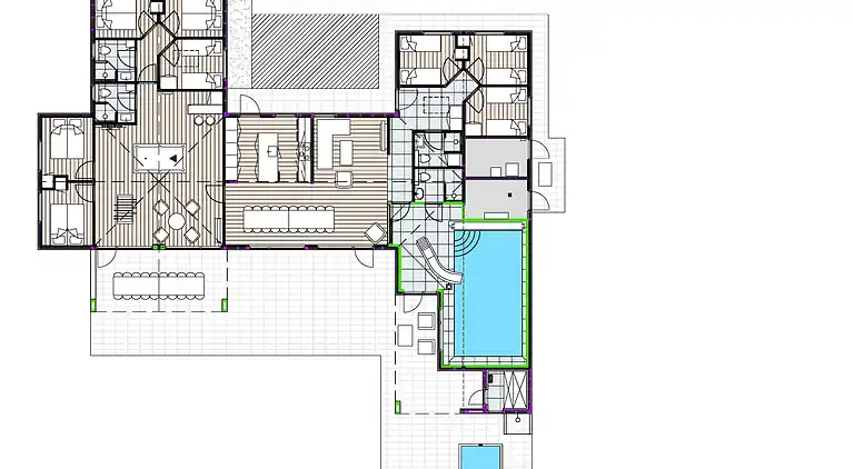 Luxus-Poolhaus für 20 auf Fyn