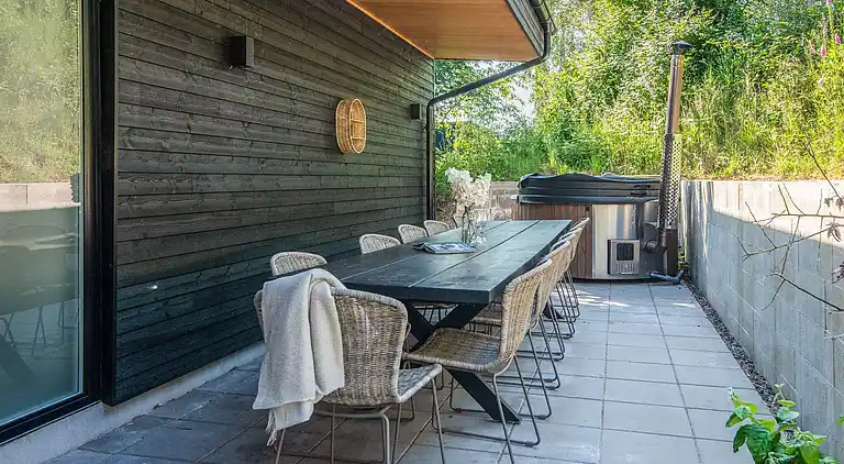 Einladendes Ferienhaus in Ebeltoft für 16