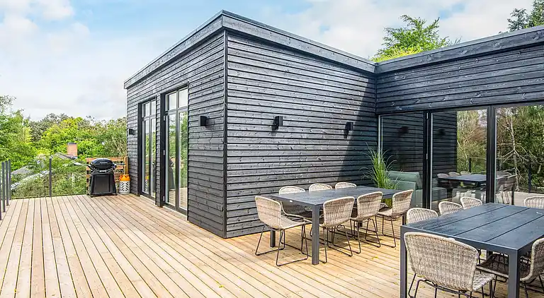 Geräumiges Ferienhaus in Ebeltoft mit Spa