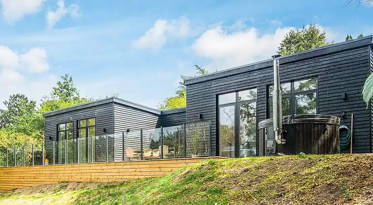 Geräumiges Ferienhaus in Ebeltoft mit Spa