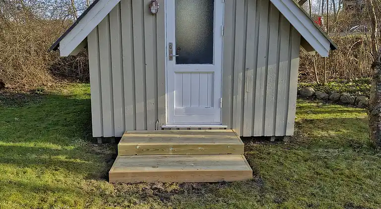 Roligt område, 1,5 km til strand, 6 km til  shop