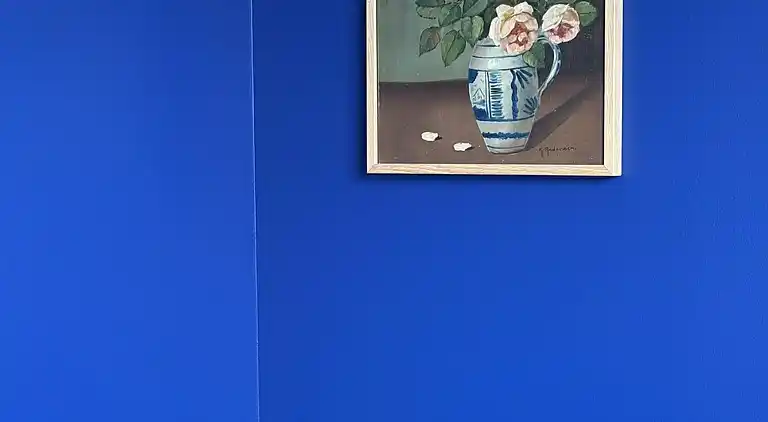 Nyrenoveret og med udsigt over Sandvig og havet