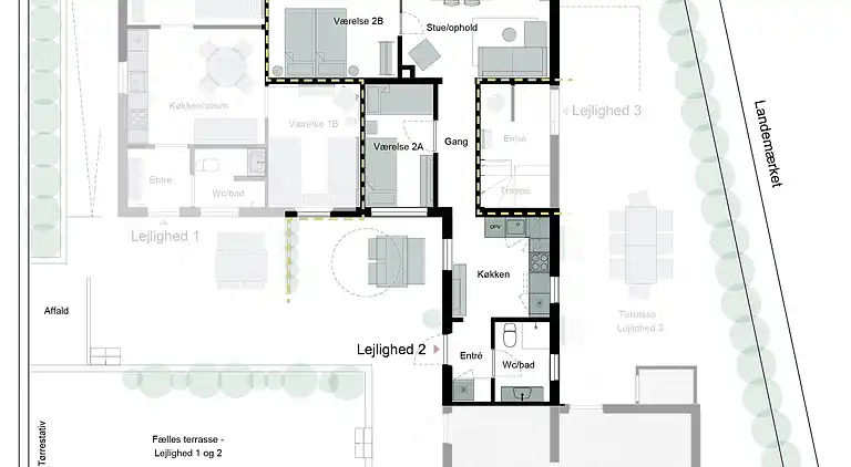 Ferie i Sandvig nær strand og klippekyst