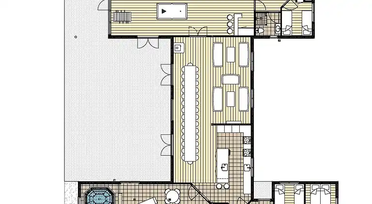 Großes Ferienhaus Venø-Bucht - 30 Pers.