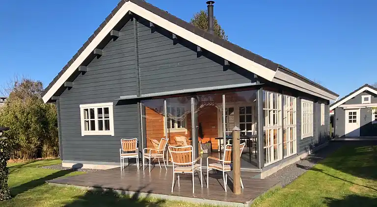 Gezellige blokhut vlak bij strand en bos