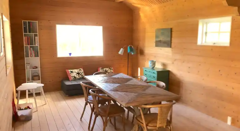 Gezellige blokhut vlak bij strand en bos