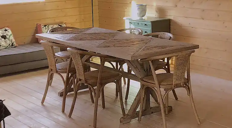 Gezellige blokhut vlak bij strand en bos